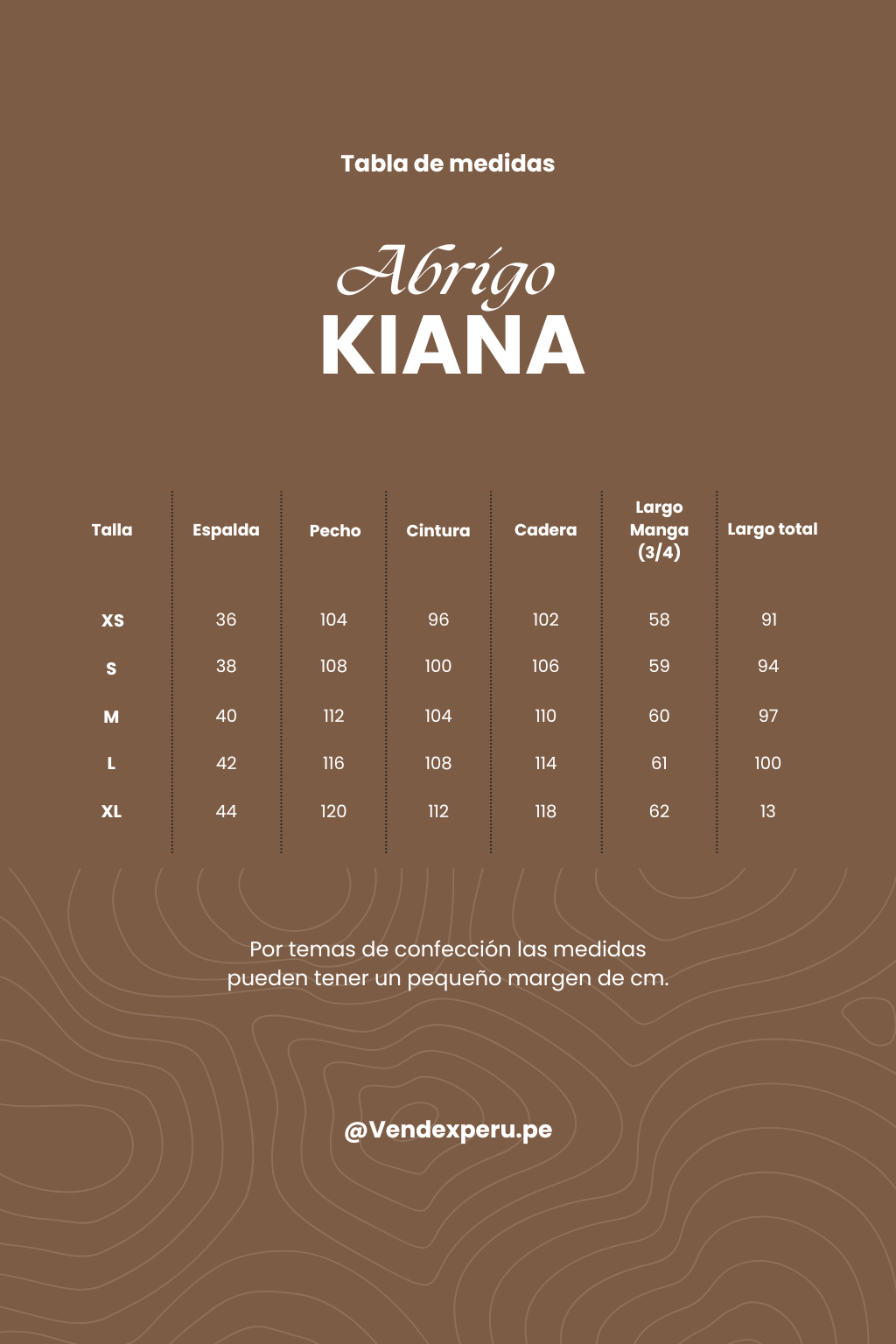 ABRIGO KIANA
