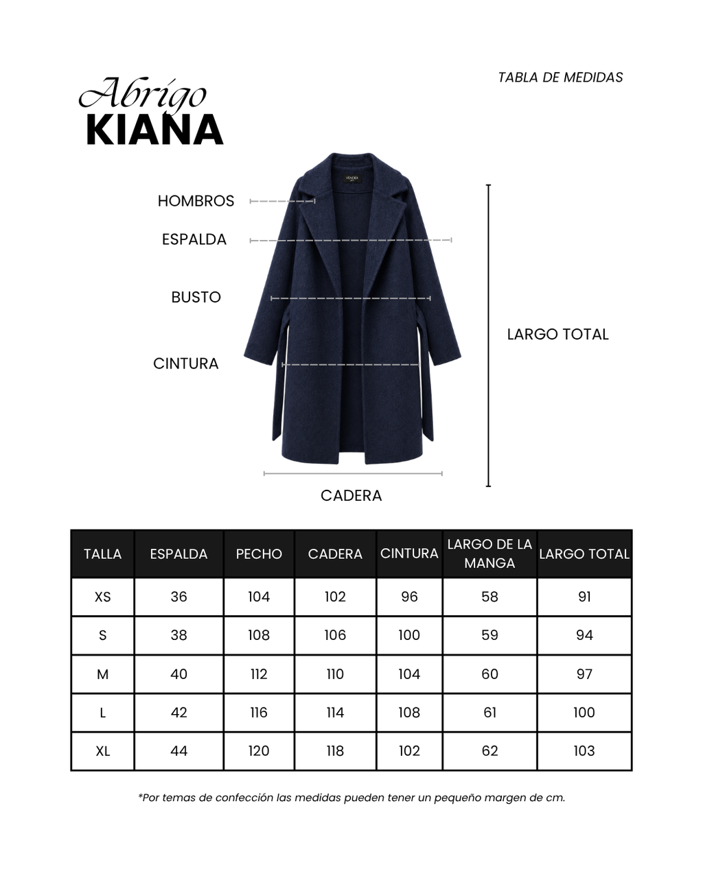 ABRIGO KIANA