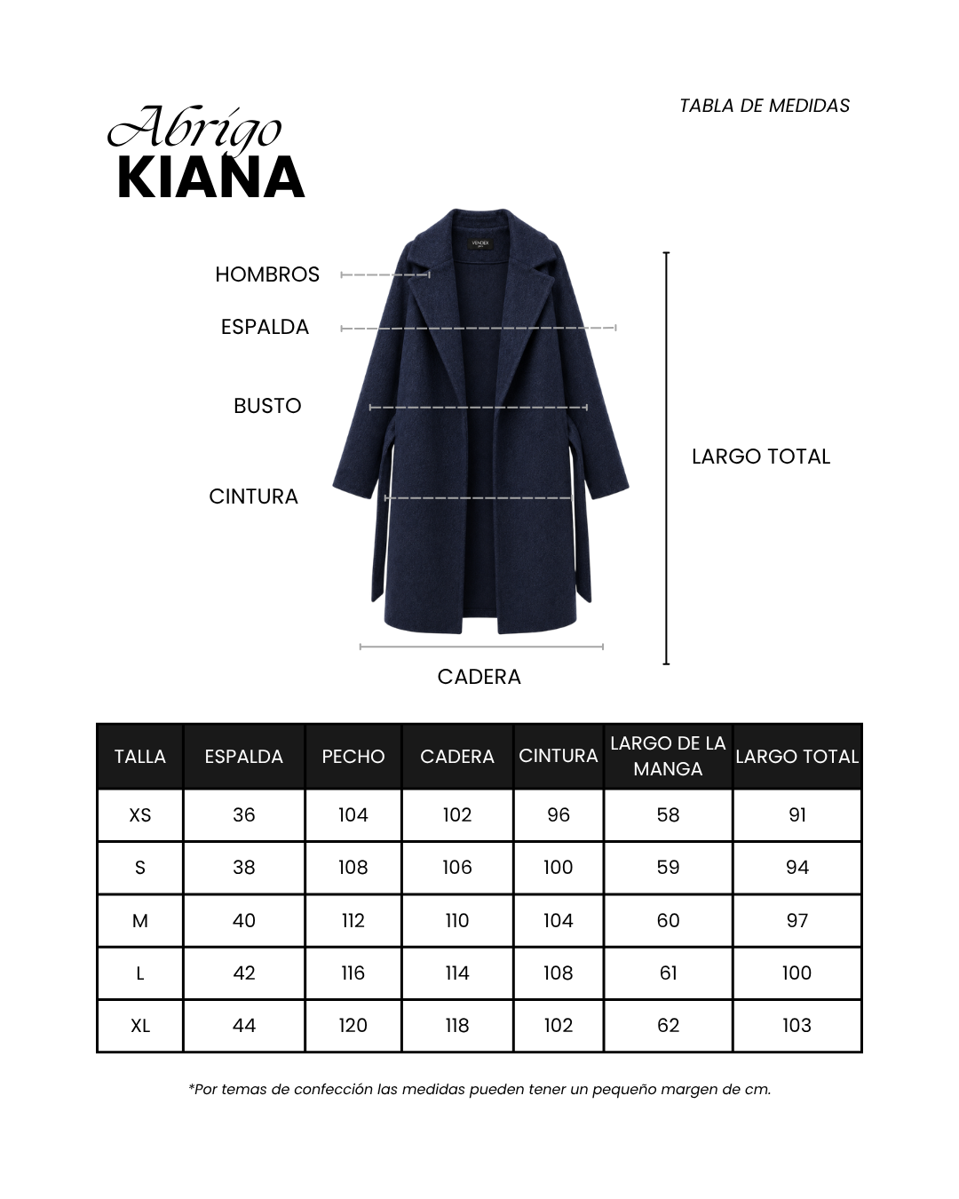 ABRIGO KIANA